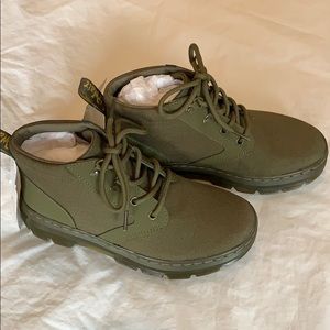 Dr. Martens Nylon Bonny Boot in Olive